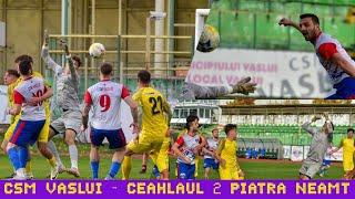 #1100 #Fotbal - Liga 3: CSM Vaslui - Ceahlaul 2 Piatra Neamt 2-0! S-au jucat cu ocaziile, dar pana