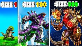 GODZILLA gets BIGGER with Every Step in GTA 5