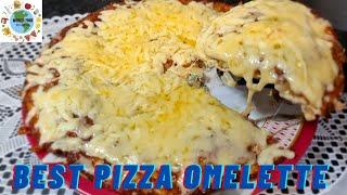 Cheese Pizza Omelette Recipe\ Vegetables Omelette\Maham's Cooking,Vlog In Uk