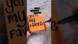 You're my favorite best friend #shorts #lovenotes #love #notes #sweetnotes #lovestory  #stickynote