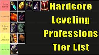 Vanilla WoW Hardcore Leveling Professions Tier List!