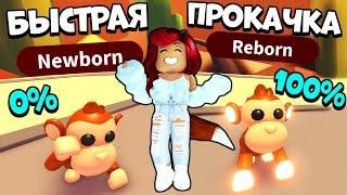 СЕКРЕТЫ и ЛАЙФХАКИ Как БЫСТРО ПРОКАЧАТЬ ПИТОМЦА в Адопт Ми! Adopt Me Roblox