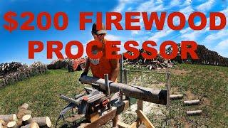 $200 FIREWOOD PROCESSOR MAKES $360 WORTH OF FIREWOOD IN 2 HOURS