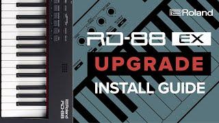 Roland RD-88 EX Upgrade Install Guide