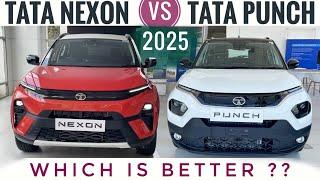 Tata Punch vs Nexon 2024 - Which is Better? | Tata Nexon vs Punch Comparison | Tata Punch 2024