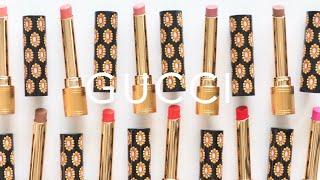 Gucci Beauty Brilliant Glow & Care Lipsticks | Review and Swatches | Two Minute Makeup