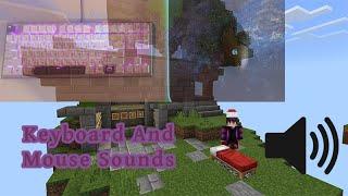 Minecraft Bedwars Keyboard and Mouse sounds | With Handcam