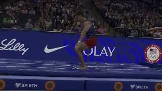 Brody Malone Vault on Day 1 of the 2024 US Olympic Gymnastics Trials