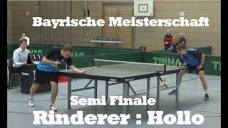 Bayrische Meisterschaften 2022   | Rinderer(2207TTR) : Hollo(2200TTR) | Semi Finale