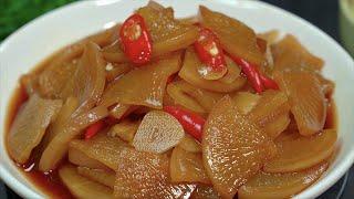 腌蘿蔔The popular method of pickled radish in the restaurant, it is crunchy and appetizing#天天相見廚房 #阿見