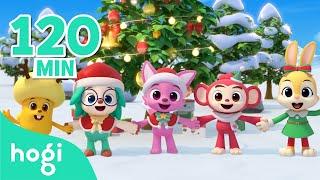  BEST Holiday Songs 2023｜Jingle Bells + More｜Merry Christmas and Happy Holidays｜Hogi Christmas