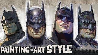 Painting & Art Style - with Batman