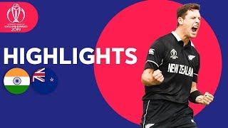 India Stunned By Boult & Henry | India vs New Zealand - Highlights | ICC Cricket World Cup 2019