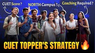 CUET Score for North Campus, Delhi University Topper's strategy, How to score 800/800 in CUET 2023