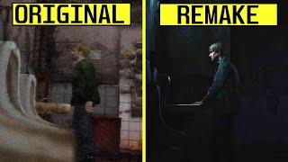 Silent Hill 2 Remake vs Original Early Graphics Comparison