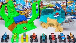 Hot Wheels Collection Unboxing Review ASMR | Hot Wheels City Shark Beach Battle