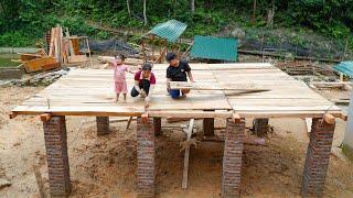 How to build a wooden floor for a 2-storey house simply and beautifully - Lý Thị Nhim