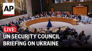 LIVE: UN Security Council briefing on Ukraine