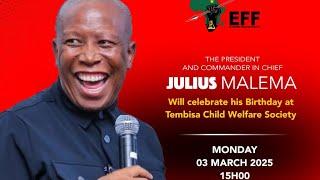 Julius Malema Celebrates Birthday At Tembisa Welfare Centre