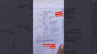 Typical Column Section / Elevation | Column | #construction #engineeringguru #civilengineering #rcc