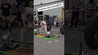 Camera Guy Deadlift at HomegymCon