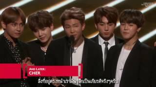 [THAISUB] BTS Rapmonster's Speech | Billboard Music Awards 2017