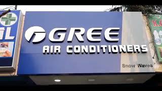 GREE BRAND STORE MADE BY FLAME PRODUCTIONS IN VISHAKHAPATNAM LED SIGN BOARD MANUFACTURER IN AGRA