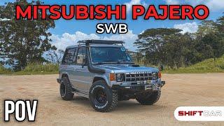 MITSUBISHI PAJERO SWB POV DRIVE