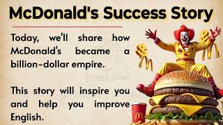 How McDonald's Became a Billion-Dollar Empire | Learn English Through Story Level 3  | ESL