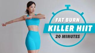 20 min Killer HIIT for Full Body Fat Burn  *Super Sweaty* ~ Emi