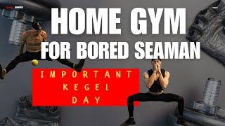 Kegel exercises - follow along, home gym for bored seaman#kegel #shorts #shortvideo #кегель