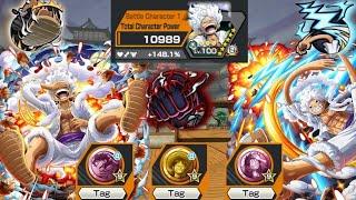 Level 100 gear 5 luffy joy boy game play // ONE PIECE BOUNTY RUSH