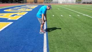 Standing long jump technique