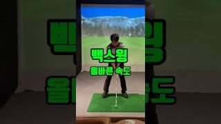  백스윙 속도, 왜 중요할까? 송도 골프레슨 #송도골프연습장  #더스윙블랙송도점