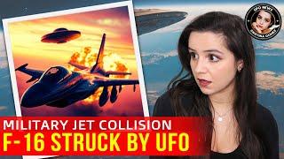 Air Force Jet GROUNDED After Collision With "Orange-White" UFO