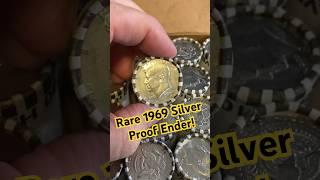 Rare Silver Proof Half Dollar Ender From Sealed Bank Roll! #youtubeshorts #silver #coin