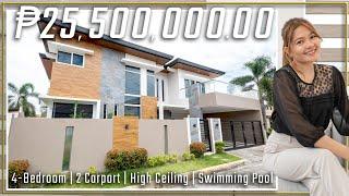 A Fully Furnished Modern Design House W/ 4 Bedrooms and pool For Sale - Angeles City • House Tour 30