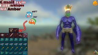 Ark Mobile  New fresh account save data || full Arktypes | unlimited Amber mats || GMail login data