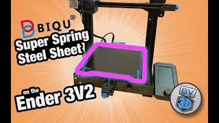 Biqu (BigTreeTech) Super Spring Steel - Install & Review on Ender 3V2