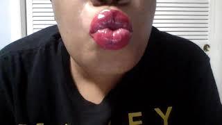 (ASMR) MAY I KISS YOU WITH MY BIG RED EXTRA GLOSSY LIPS?