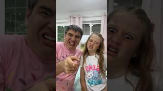 Nastya and Dad funny faces