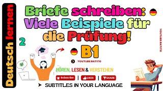 Briefe schreiben: Viele Beispiele für die Prüfung! 2