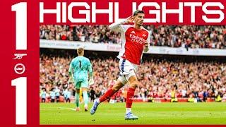 HIGHLIGHTS | Arsenal vs Brighton & Hove Albion (1-1) | Havertz | Premier League