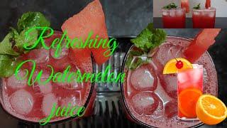 Refreshing Watermelon Juice || Summer Special Drink ||