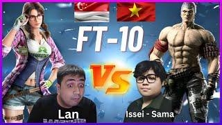 [TEKKEN7] LAN (JULIA) VS ISSEI (BRYAN) FT-10