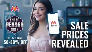 End Of Reason Sale | All Prices Revealed | Anushka Sharma | Myntra