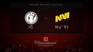 iG vs NaVi - Winner Semifinal - English Commentary - Dota 2 International