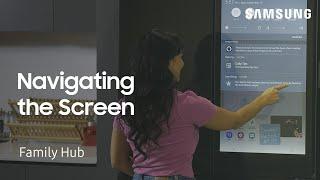 How to use the screen on your Family Hub refrigerator | Samsung US