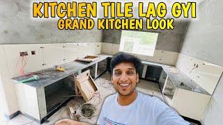 Finally Kitchen Tiles Lag Gyi Beautiful Grand Kitchen Look
