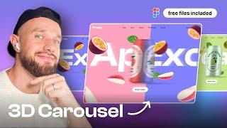 Figma Tutorial: 3D Carousel Slider (+ free files )
